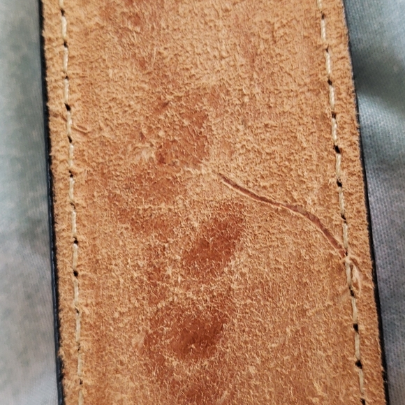 Tooled Western Leather Belt Size 36 - Picture 13 of 13